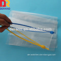 clear pe plastic bag with slider